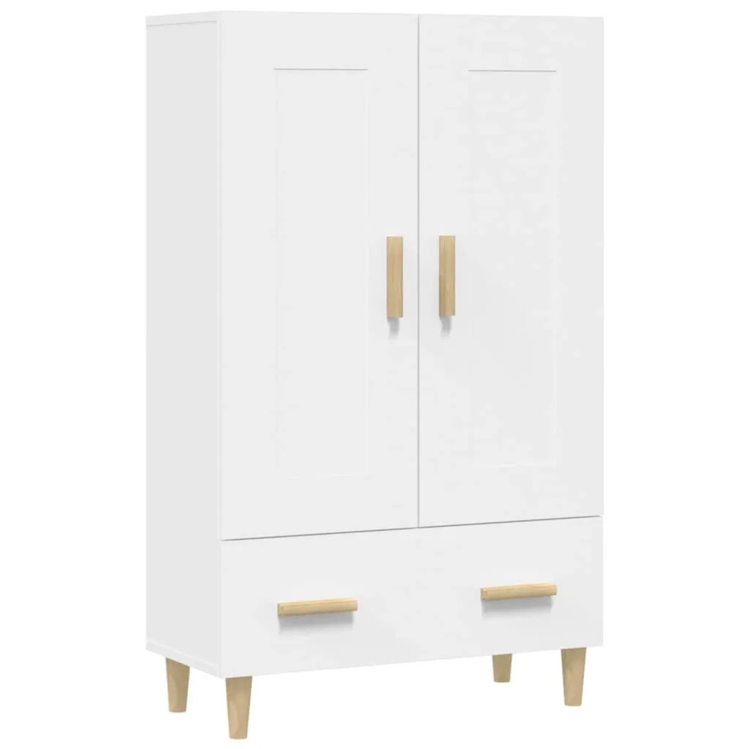 vidaXL Highboard Weiß 70x31x115 cm Holzwerkstoff 812564
