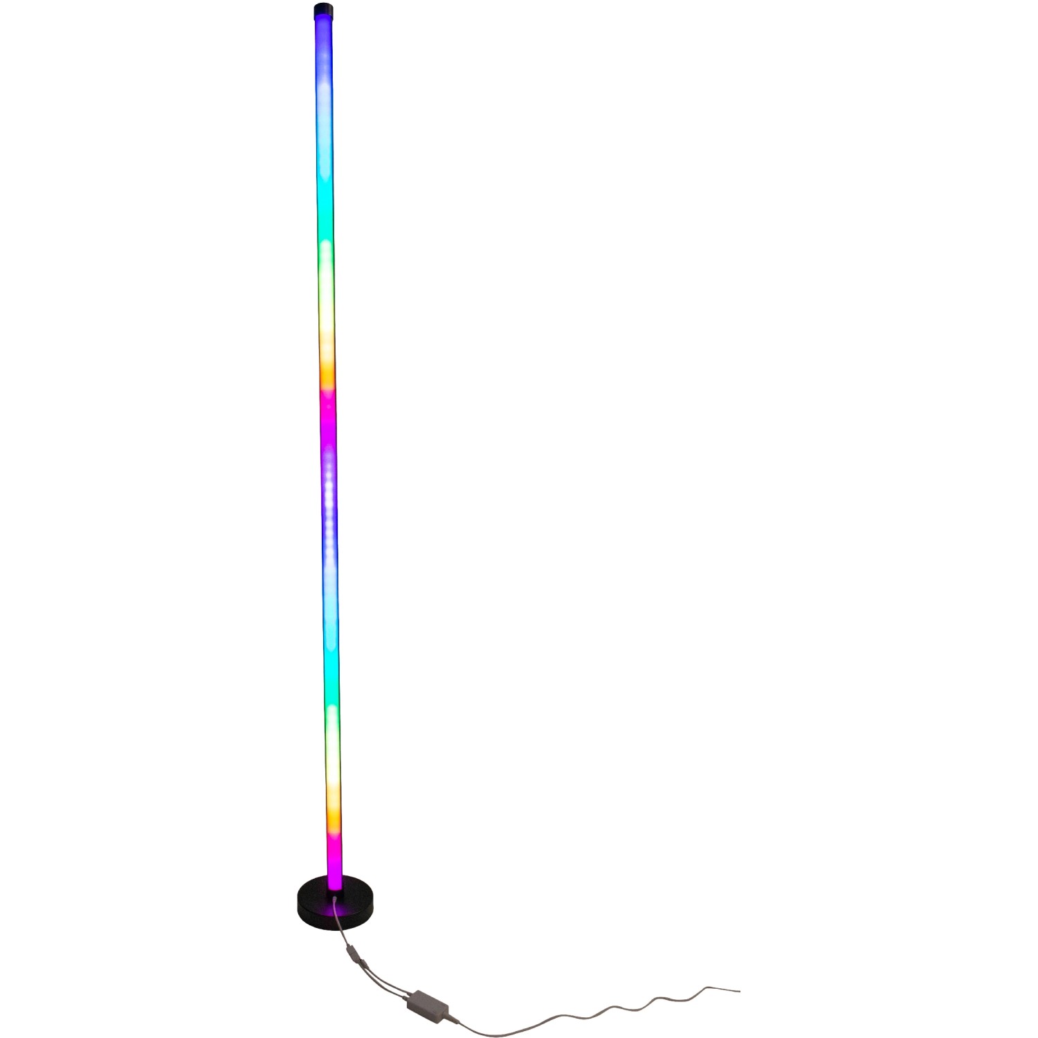 Näve LED-Stehleuchte Digital Motion Light, 150 cm, mit Farbwechsel und Fernbedienung.