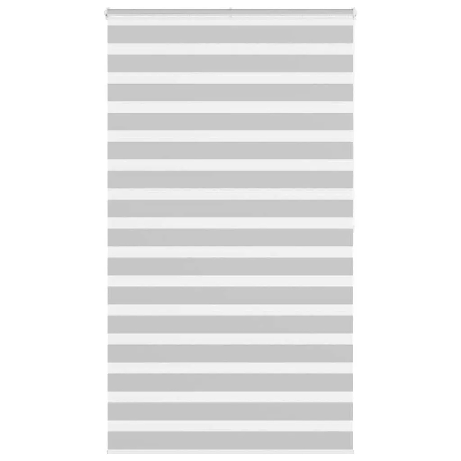 vidaXL Doppelrollo Hellgrau 125x200 cm Stoffbreite 120,9 cm Polyester 40144 günstig online kaufen