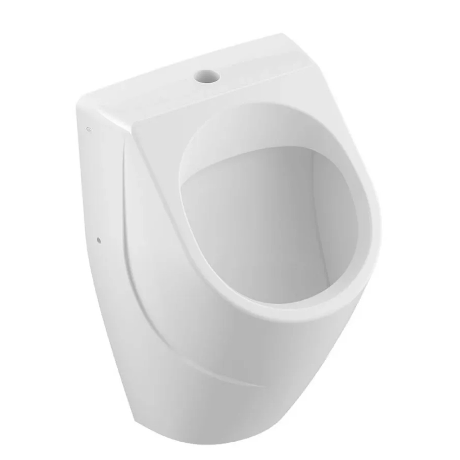 Villeroy & Boch ONovo Urinal mit CeramicPlus Beschichtung Zulauf von Oben mit Absaugspülung Weiß