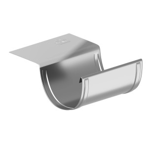 Sarei Verbinder für SDF-Halbrundrinne Piccolo Alu Natur RG 80.