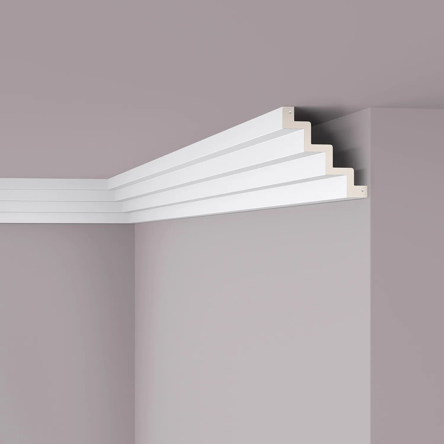 NOEL & MARQUET NMC Z51 ARSTYL Eckleiste Zierleiste Stuckleiste 2 m 200 cm x 15 cm x 15 cm Weiß