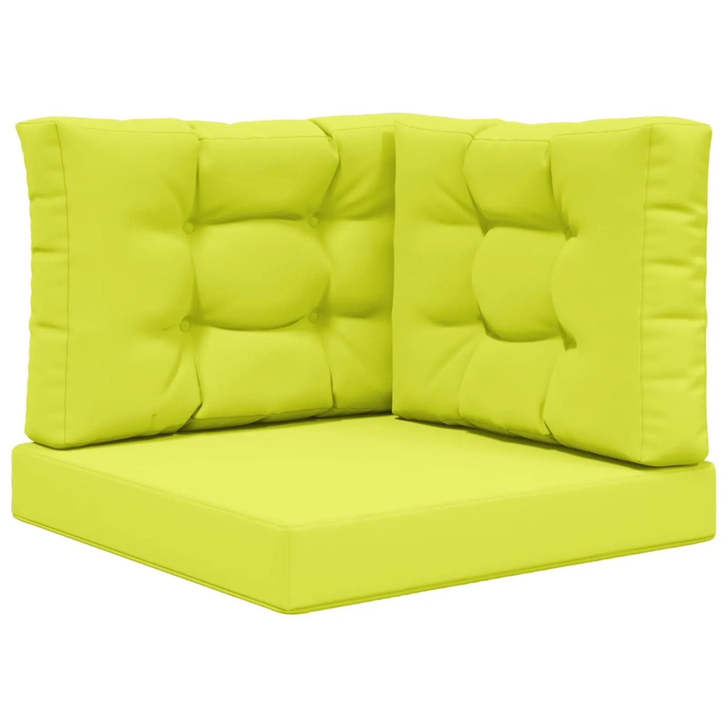 vidaXL Sofakissen für Draußen 3-Tlg Grün Polyester 900766