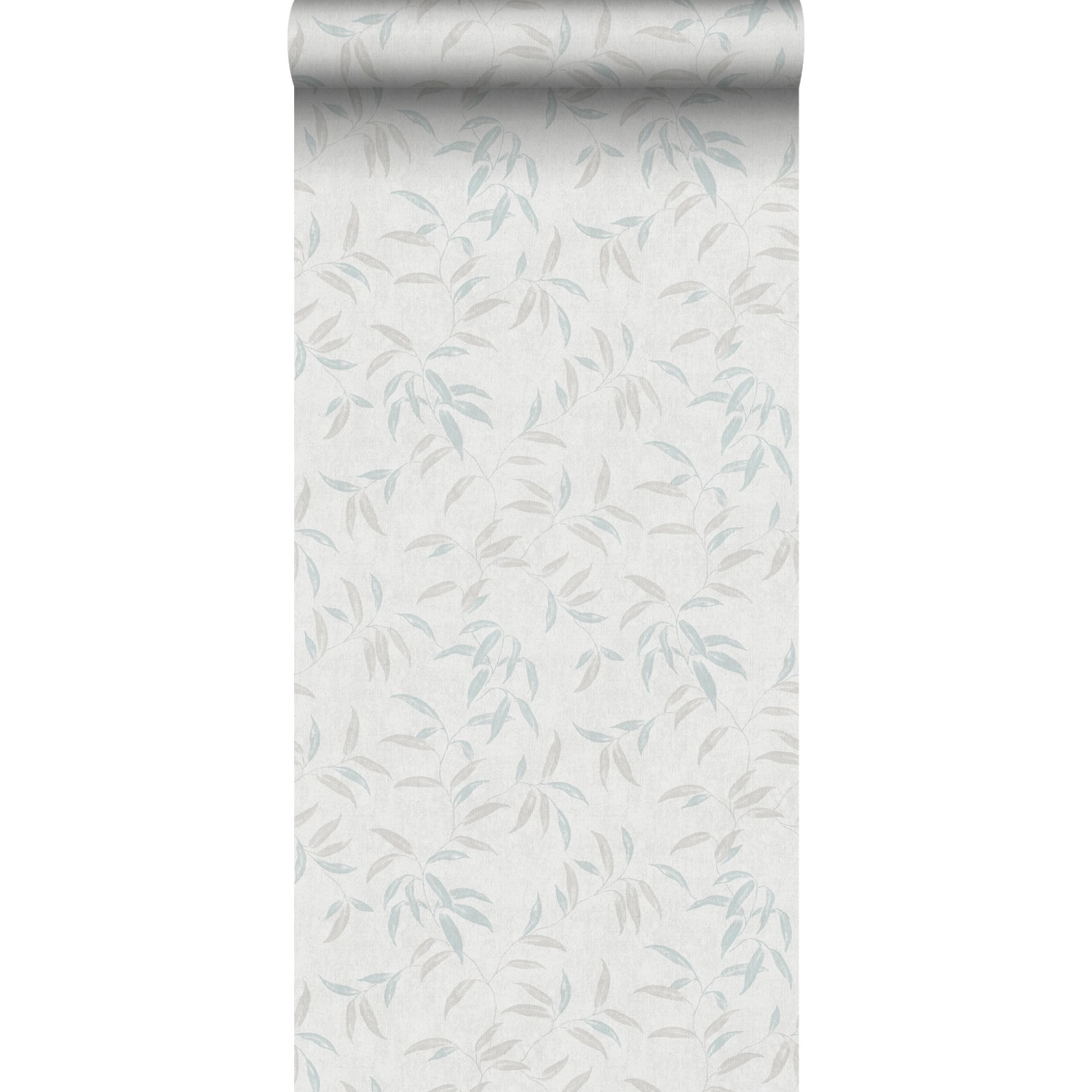 Sanders & Sanders Tapete Blätter Graublau 53 Cm X 10 M - 640234 günstig online kaufen