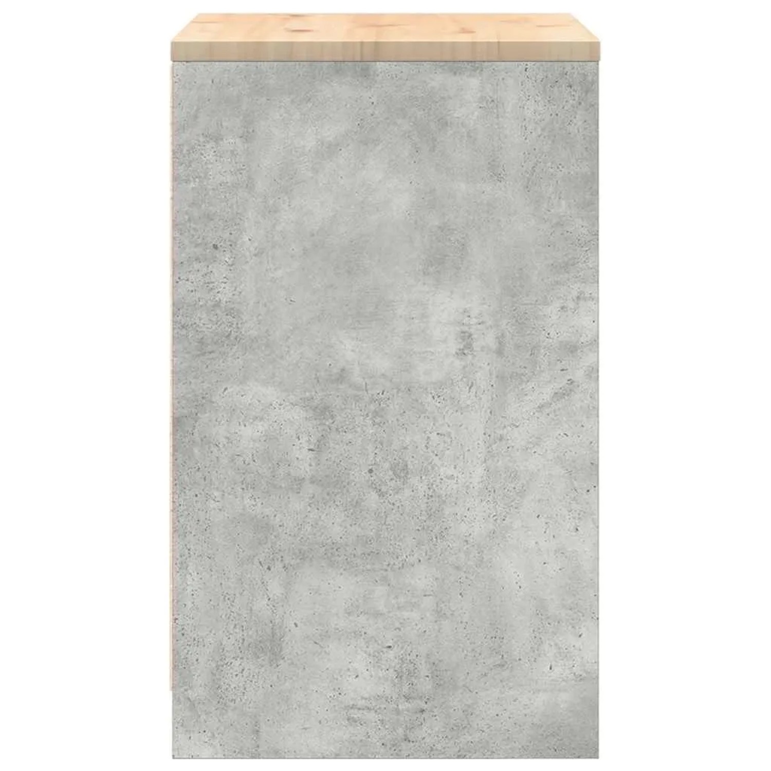vidaXL Garagen-Aufbewahrungsschrank Betongrau Massivholz Kiefer 860574_7