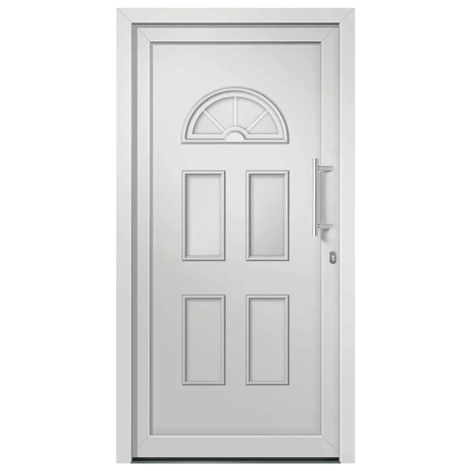 vidaXL Haustür Weiß 110x210 cm 279258