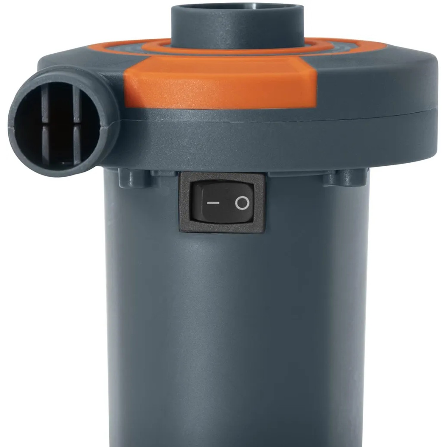 Sidewinder 12V Elektro-Luftpumpe (680 l/min) mit An/Aus Schalter und Adapteranschluss.