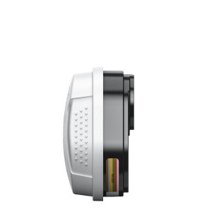 Dräger Kombinationsfilter A1B1E1K1 Hg P3 R D, 2er-Pack, für Atemschutzmasken, weiß/schwarz.