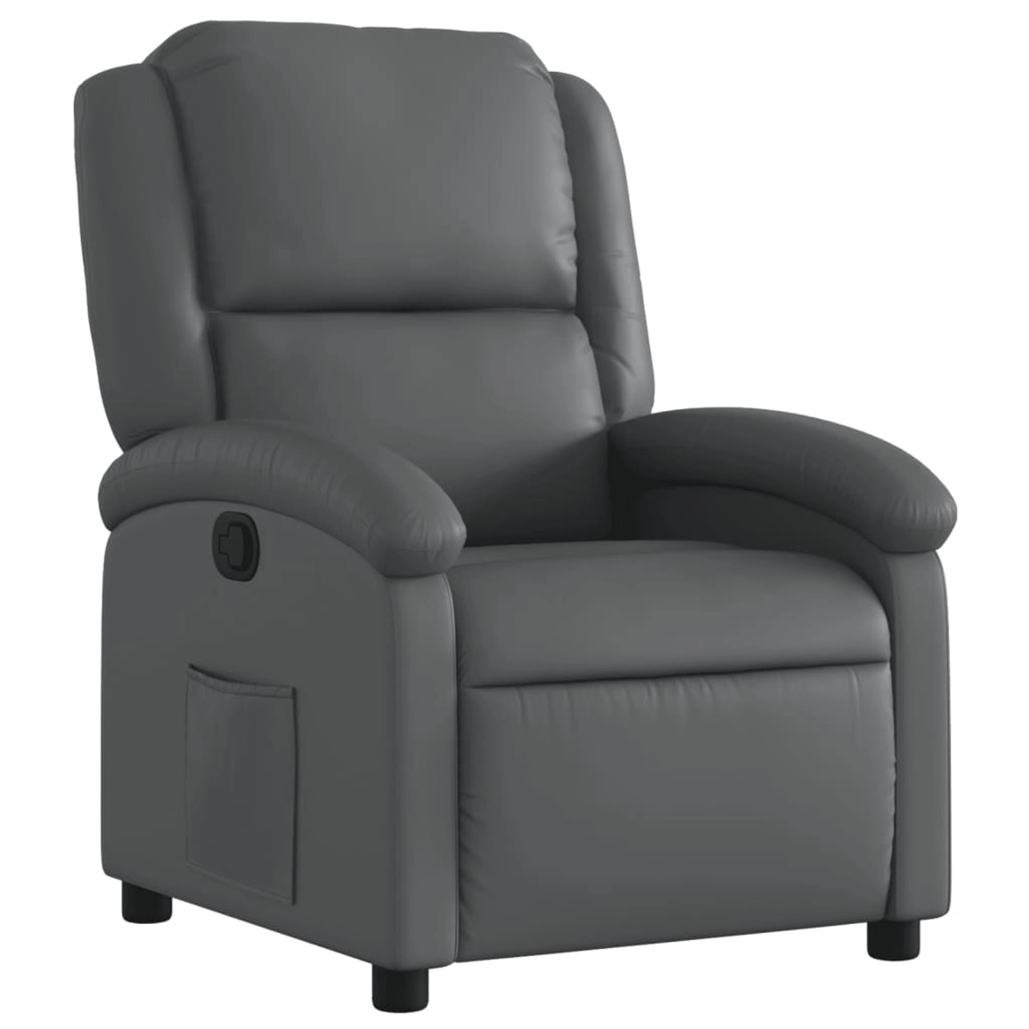 vidaXL Relaxsessel Grau Kunstleder 3205446 günstig online kaufen