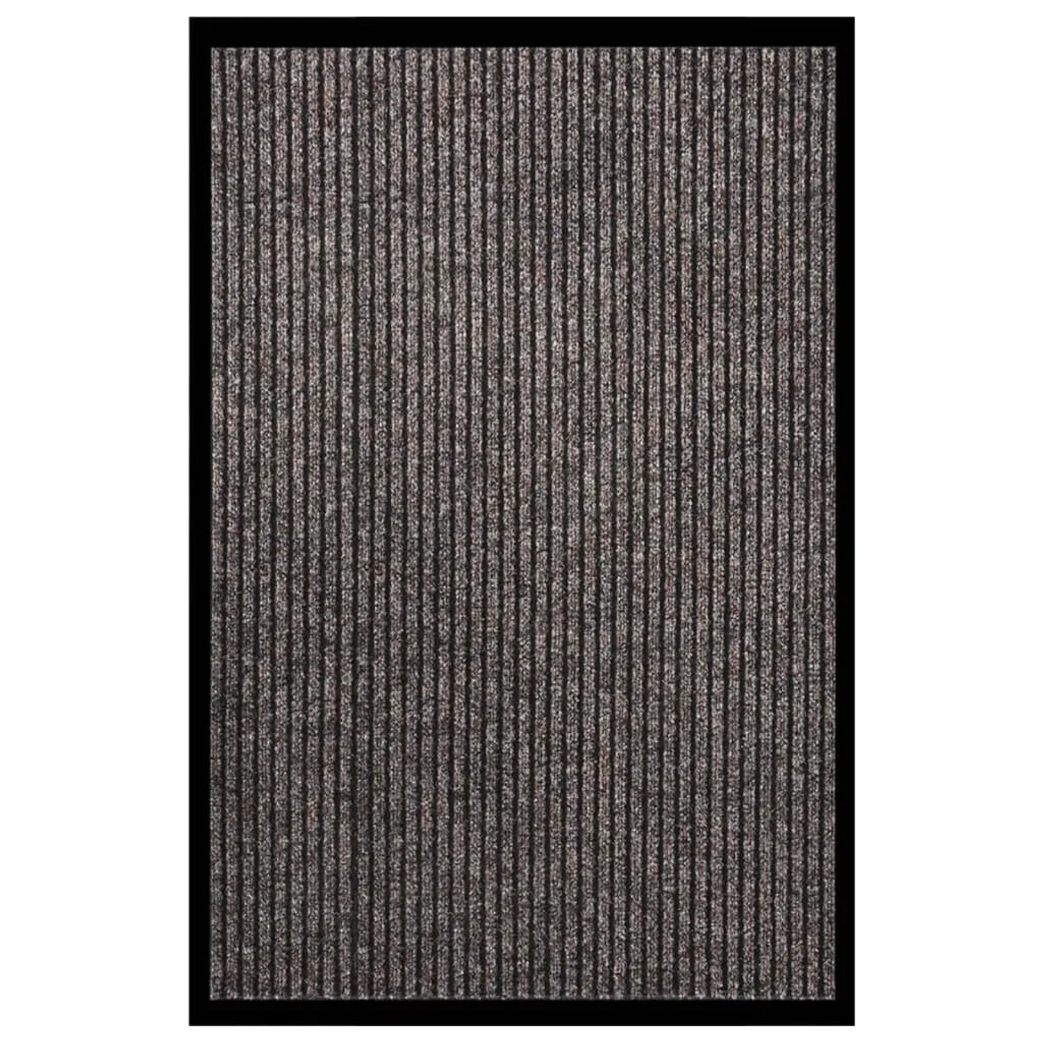 vidaXL Fußmatte Gestreift Beige 80x120 cm 331603