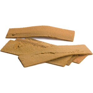 Elabrick Verblender Murcia, flexible Riemchen in Braun, frostsicher, Format 7,1x24 cm.