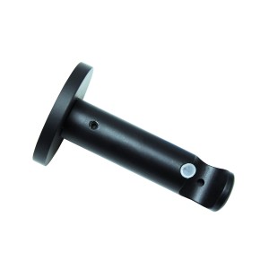 Gardinia Träger Memphis offen, schwarz, 7,5 cm für Stilgarnituren.