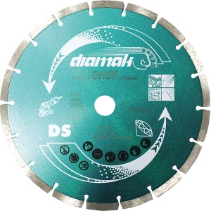 Makita Diamantscheibe Diamak D-61145 für Winkelschleifer, zum Schneiden von Beton, Ziegel und Stein.