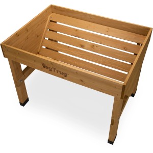 VegTrug Hochbeet Klassik aus Zedernholz, 103x76x80 cm, für Garten, Balkon und Terrasse.