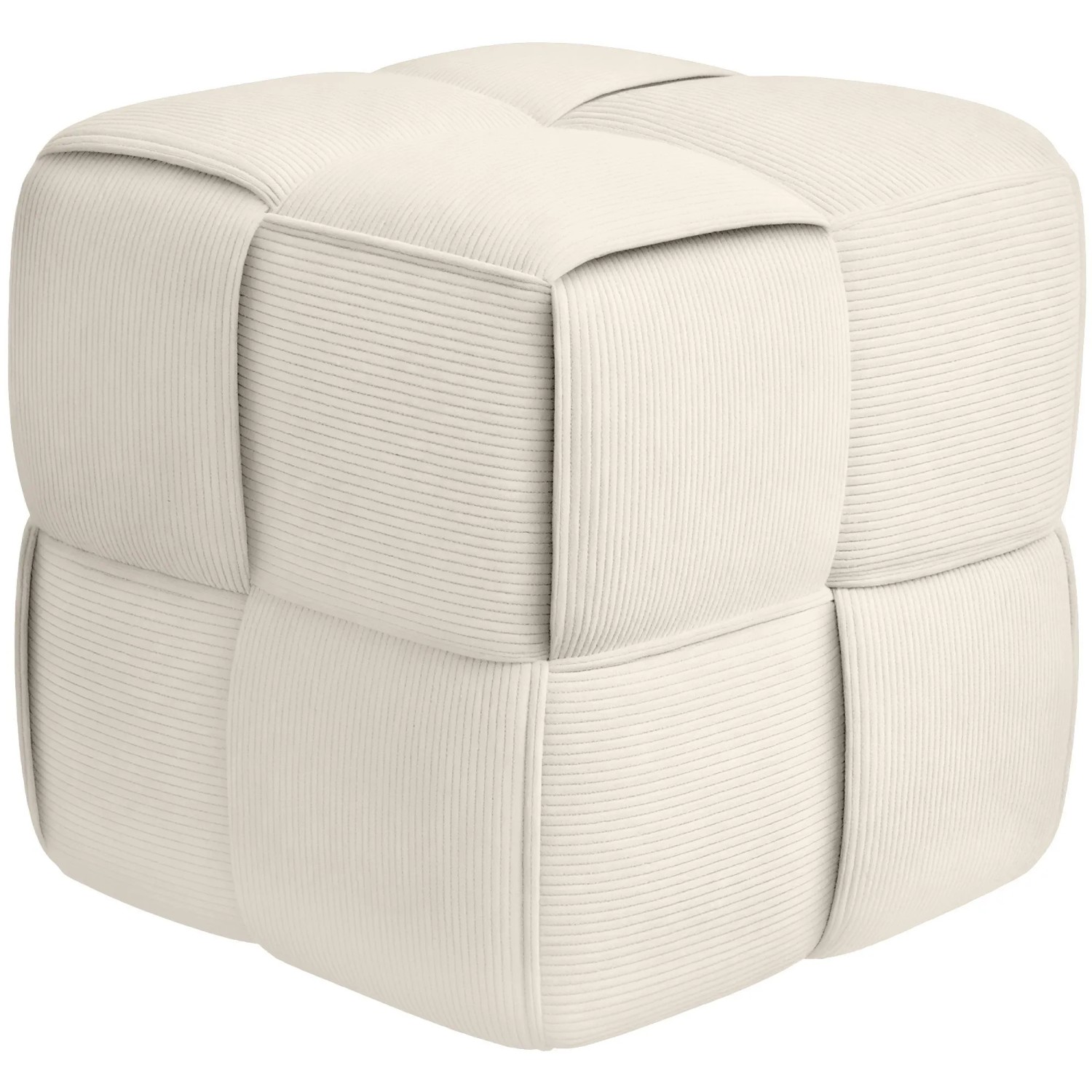 CLP Sitzhocker Cord Forinta Creme