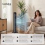 Tectake Turmventilator  Oszillierend 3 Modi und 3 Geschwindigkeitsstufen  31 x 31 x 110 cm Anthrazit_2