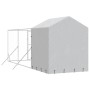 vidaXL Outdoor-Hundezwinger mit Dach Silbern 2x6x2,5m Verzinkter Stahl 3190475_7