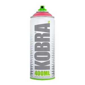 Kobra LP Buntlack Spray, 400ml, Erdbeerrot Matt. Buntlack-Spray für DIY-Projekte.