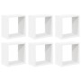 vidaXL Würfelregale 6 Stk Weiß 26x15x26 cm 807027