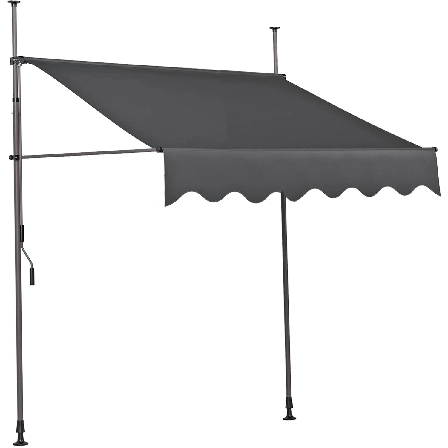 Garden Pleasure Klemmmarkise 309 cm x 230 cm x 150 cm Anthrazit