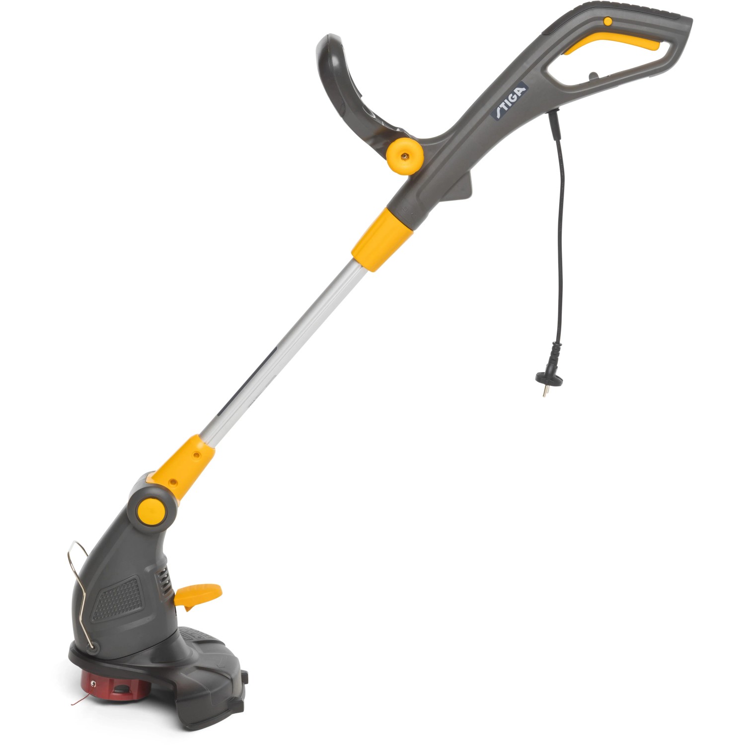 Stiga Elektro-Rasentrimmer GT 106c, Rasentrimmer mit Teleskopstiel und Doppelfadenspule.