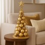 MCW Deko-Baum O91 Metall 60cm Goldfarben_5