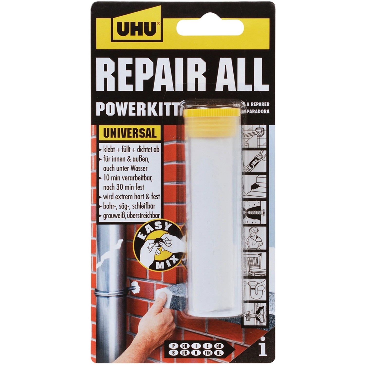 Uhu Repair All Powerkit Universal Weiß 60 g