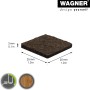Wagner Filzgleiter, selbstklebend, braun, 25x25mm. Möbelgleiter für Oberflächenschutz.