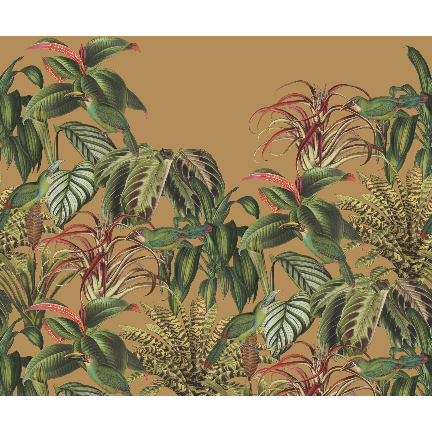 Rasch Digitaltape Barbara Home Coll. III 561371 Botanic Cognac 3 m x 3 m