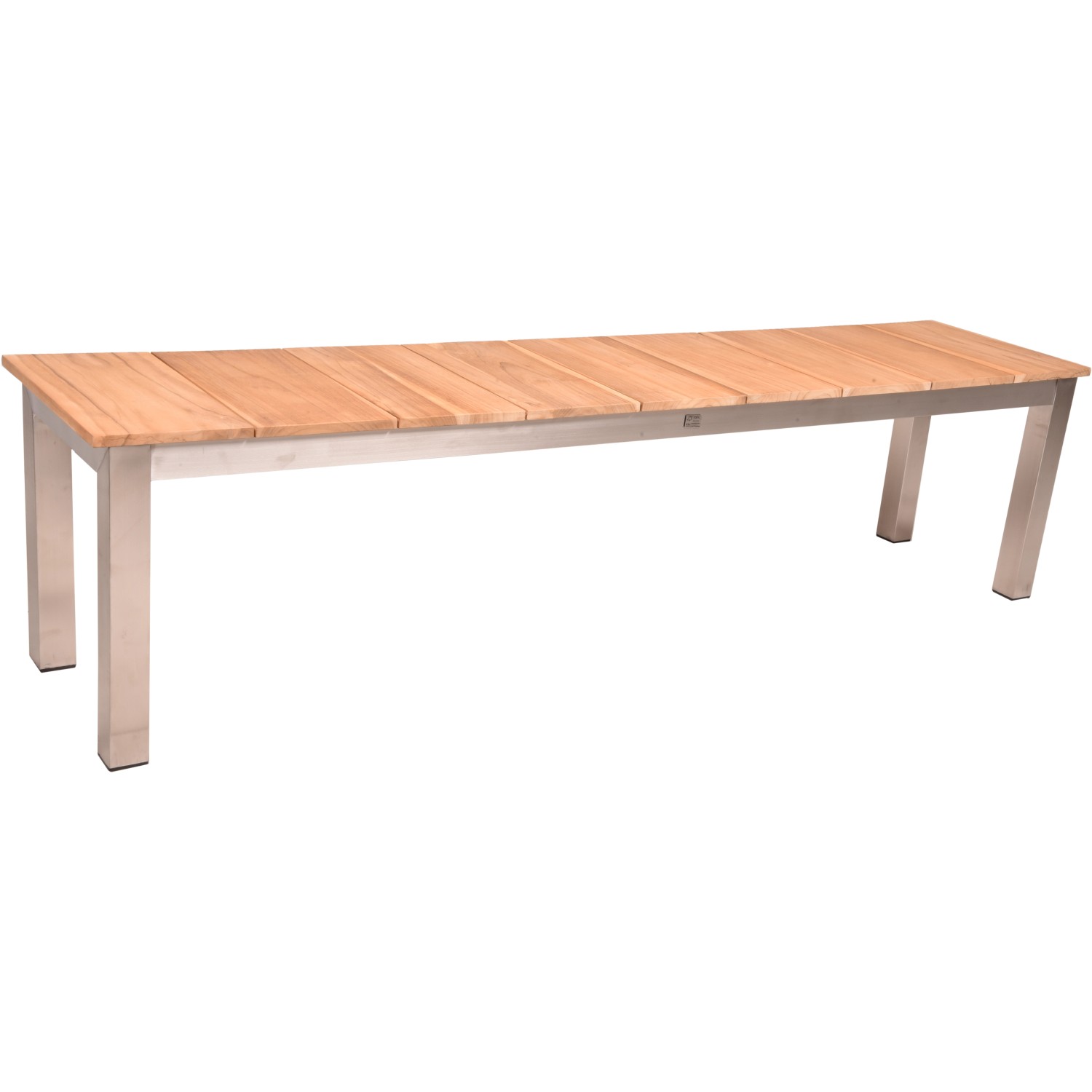 Garden Pleasure Bank Dallas ohne Rückenlehne 38 cm x 45 cm x 180 cm Teak FSC®