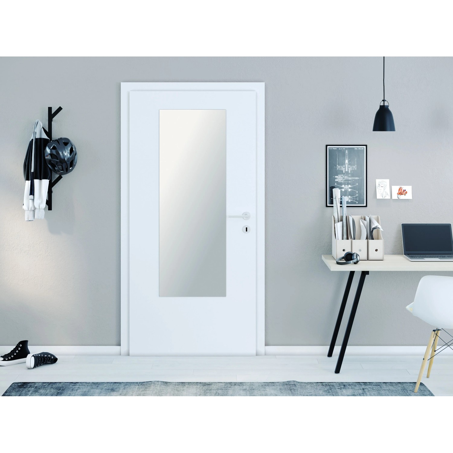 Kristall-Form Türklebespiegel Touch 50 cm x 140 cm Hoch Rechteckig_2