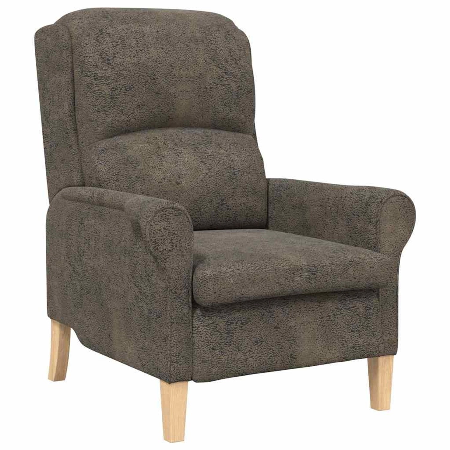 vidaXL Sessel Dunkelgrau 76 x 94 x 102 cm Kunstleder 42009868 günstig online kaufen