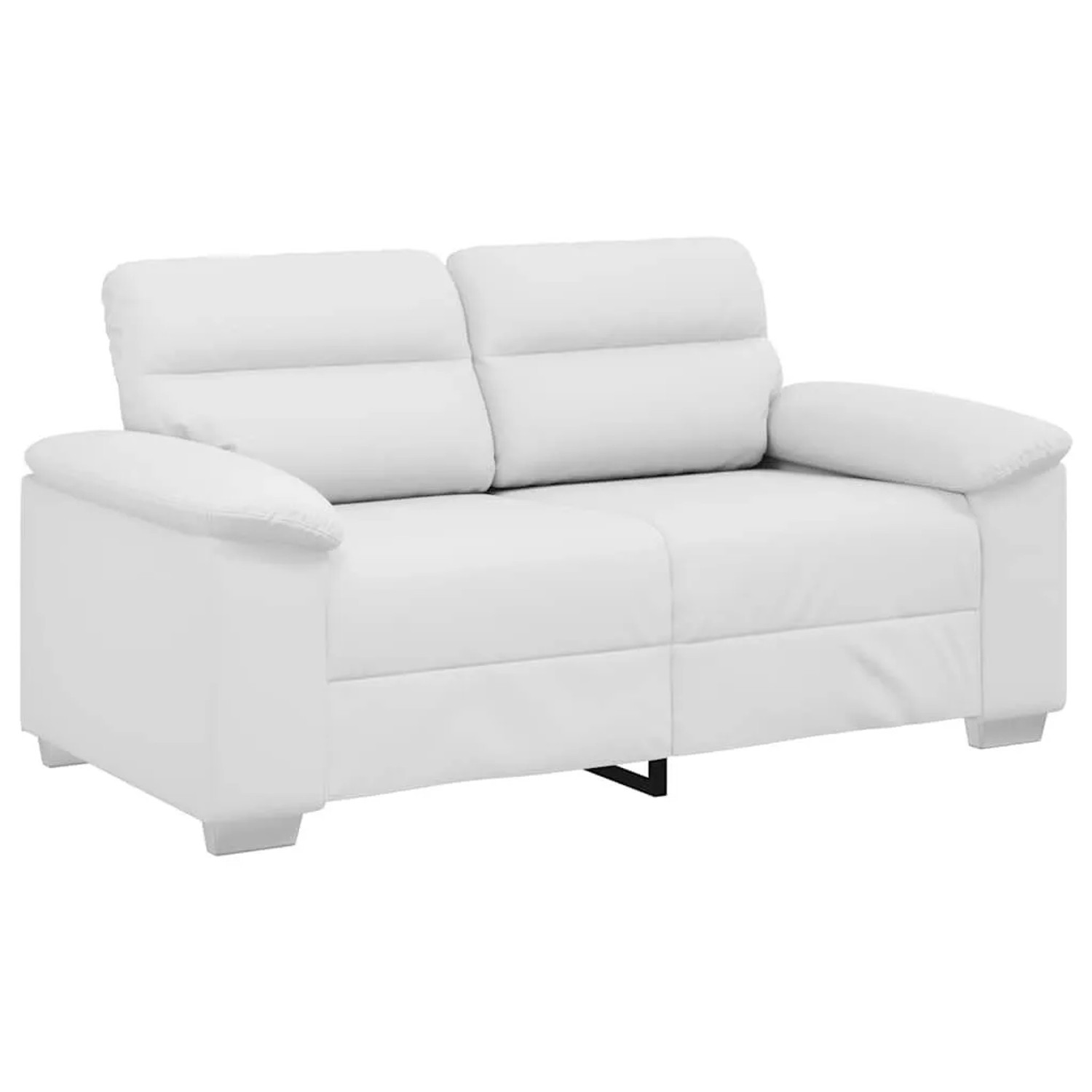 vidaXL 2-Sitzer-Sofa Weiß 120 cm Kunstleder 4105338 günstig online kaufen