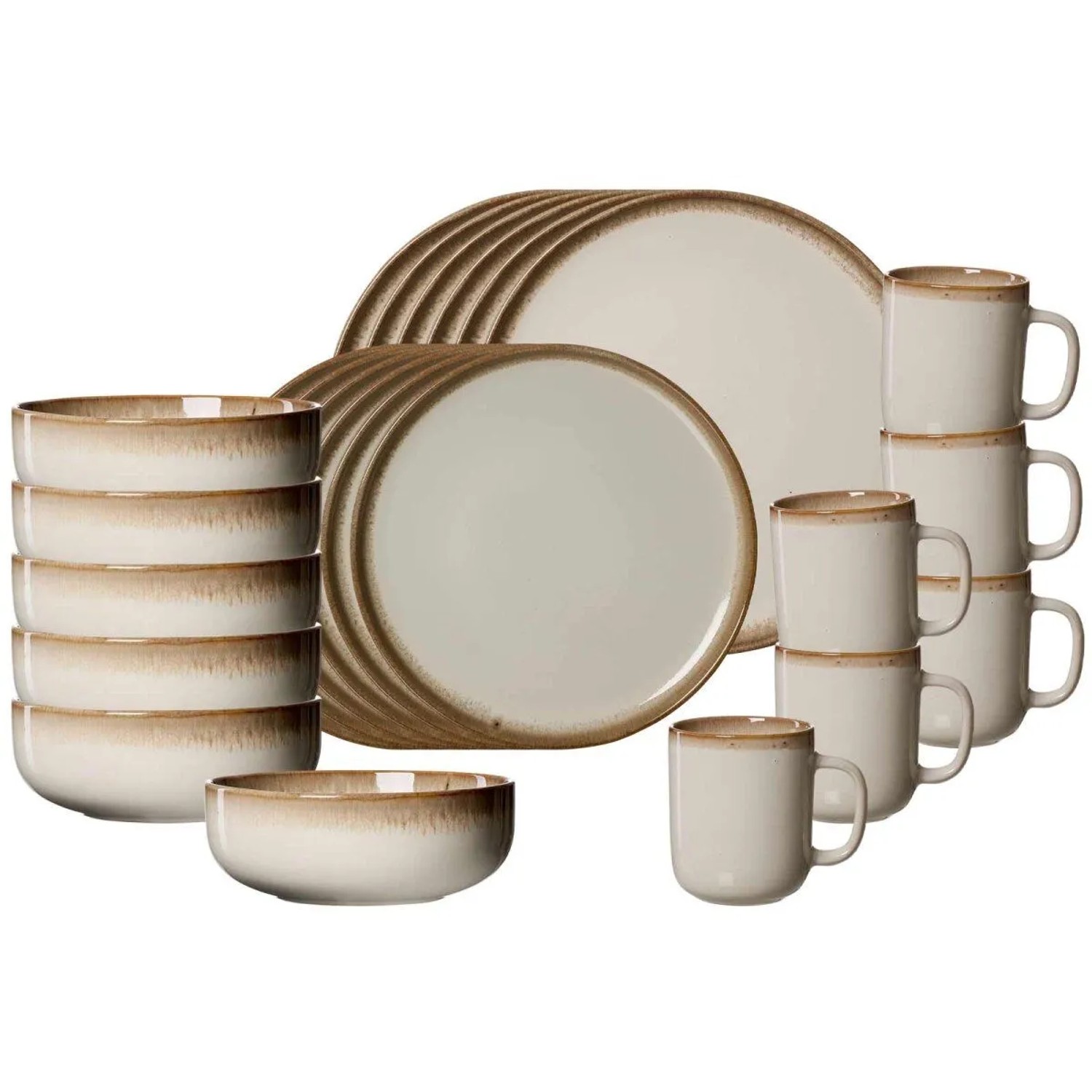 Ritzenhoff & Breker Malaga Kombiservice 24-teilig Creme