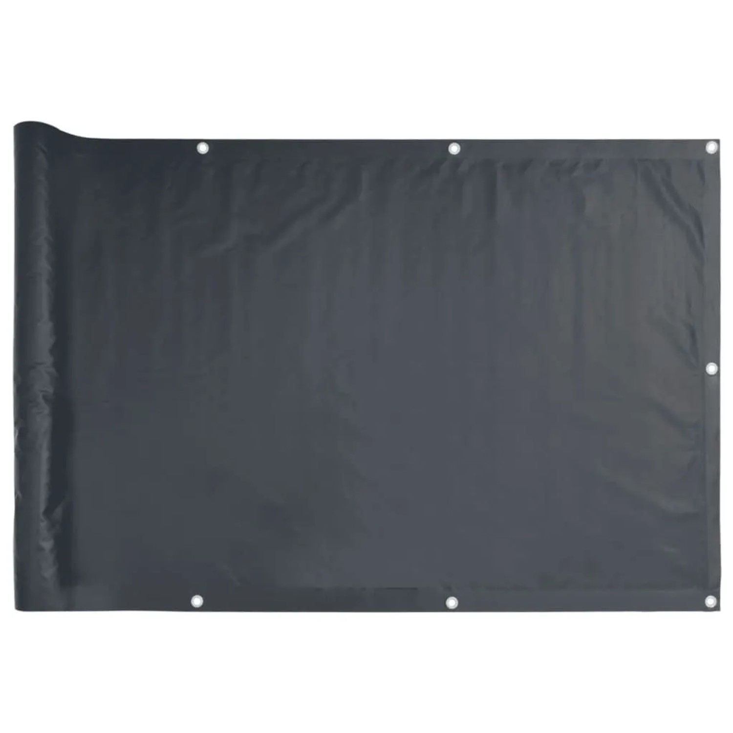 vidaXL Balkon Sichtschutz Oxford-Gewebe 75x600 cm Anthrazit 42325