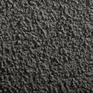 Detailaufnahme: Anthrazitfarbener Floxxan Baumwollputz Colorado 126 mit grober Struktur.