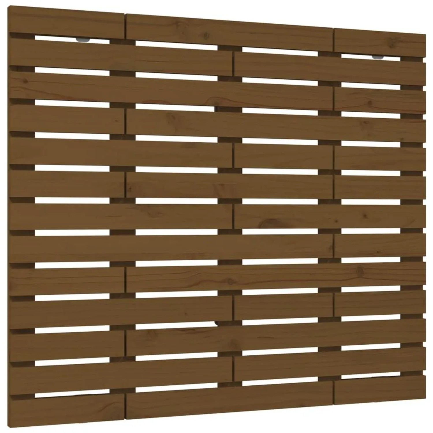 vidaXL Wand-Kopfteil Honigbraun 81x3x91,5 cm Massivholz Kiefer 824696