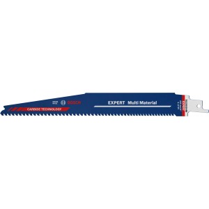 Bosch Expert Säbelsägeblatt Multi Material S 1156 XHM, blau, für verschiedene Materialien.