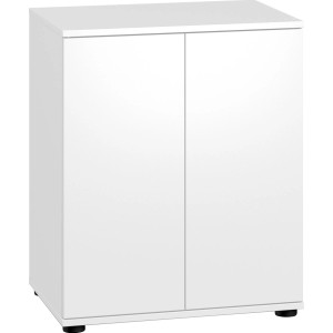 Weißer Juwel Aquariumunterschrank SBX Lido 120 für Aquarien mit Stauraum.