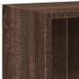 Detailaufnahme: VidaXL Bücherregal in Braun Eichen-Optik, Holzwerkstoff.