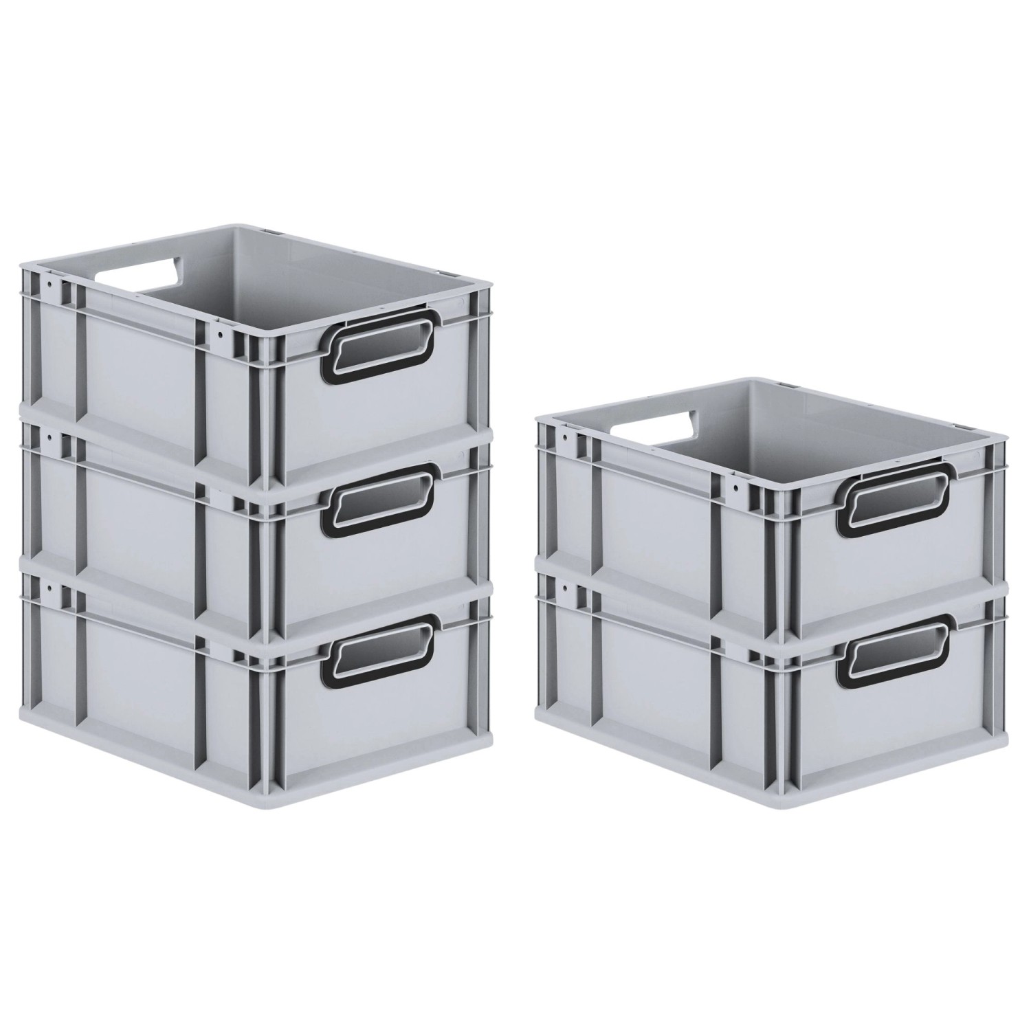 PROREGAL SparSet 5x Eurobox Nextgen Color HxBxT 17x30x40cm 16 Liter Griffe günstig online kaufen