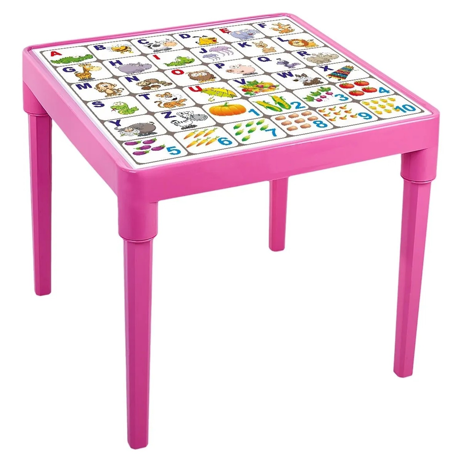 KMND Kindertisch English Alphabet Pink  20863