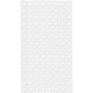 Weiße Kleine Wolke Wanneneinlage Ivy, 39x69 cm, mit Spritzgussoptik für sicheren Halt in der Badewanne.