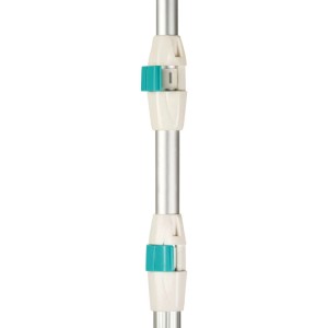 Time4Wellness Teleskopstange für Poolreinigung, ausziehbar von 1,20 bis 3,60 m.