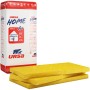 Ursa Home Trennwandplatte 60mm Glaswolle (WLG 040) im Paket und als einzelne gelbe Dämmplatten.