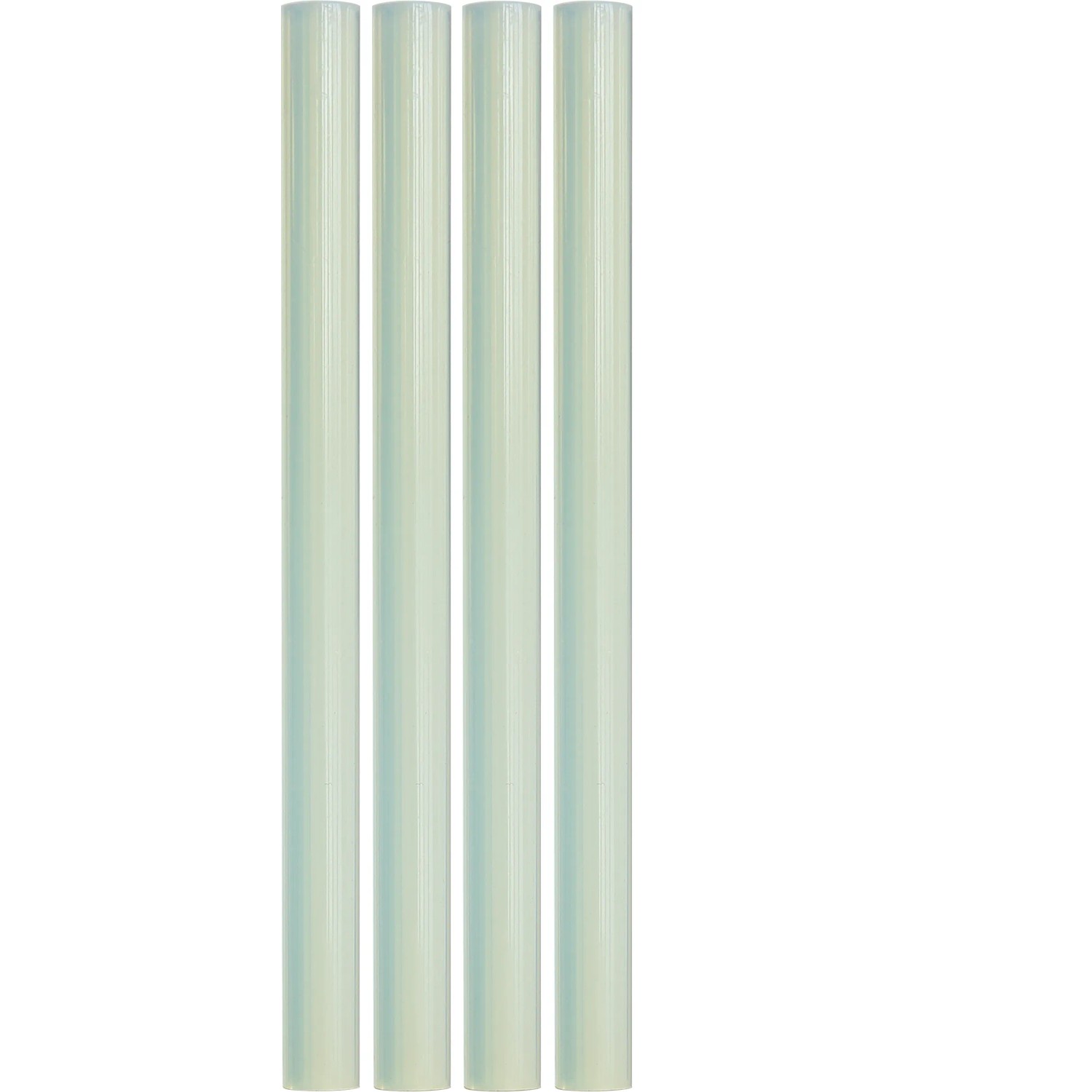 LUX Heißklebesticks, 4 transparente Patronen für Heißklebepistole, Ø 7 mm.