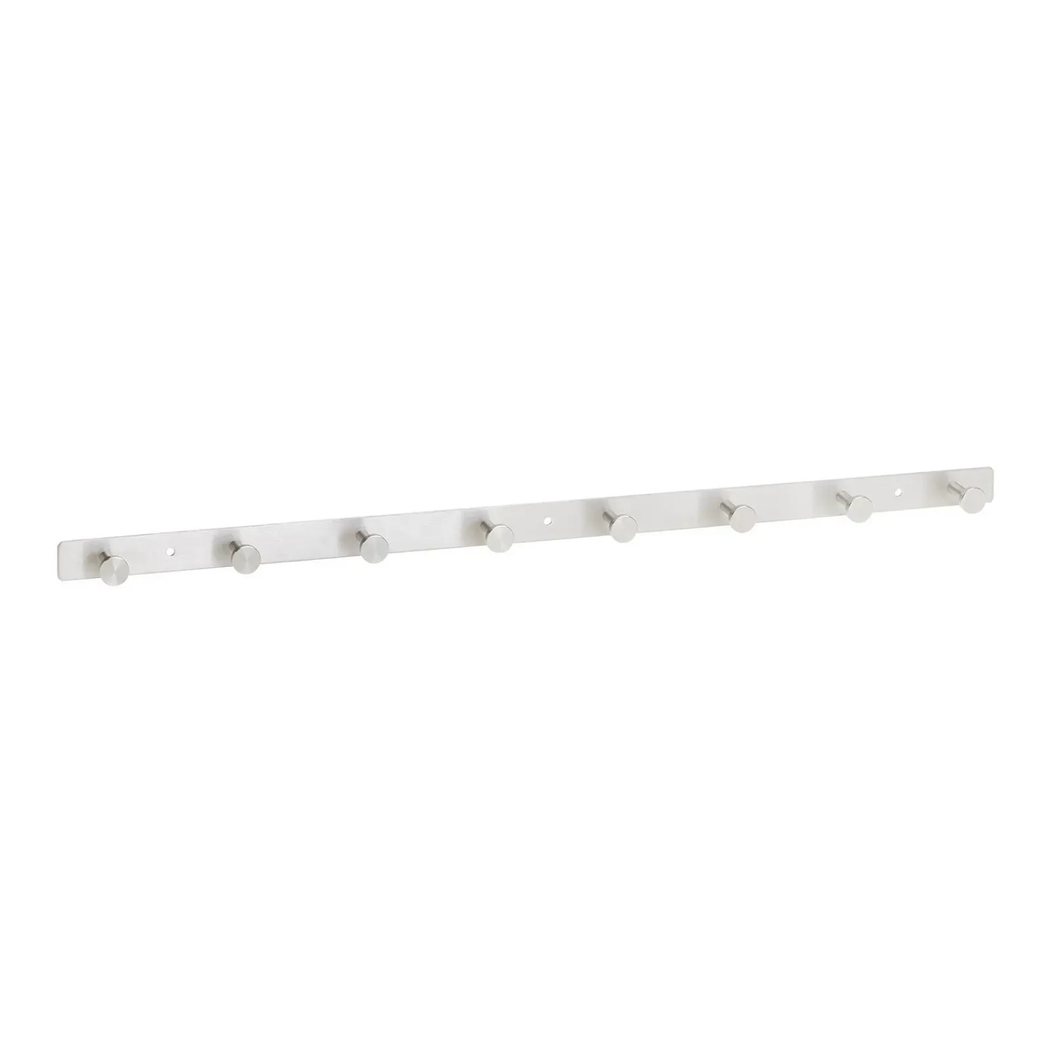 SOTECH Hakenleiste JOEL mit 8 Haken aus Edelstahl, gebürstete Optik.