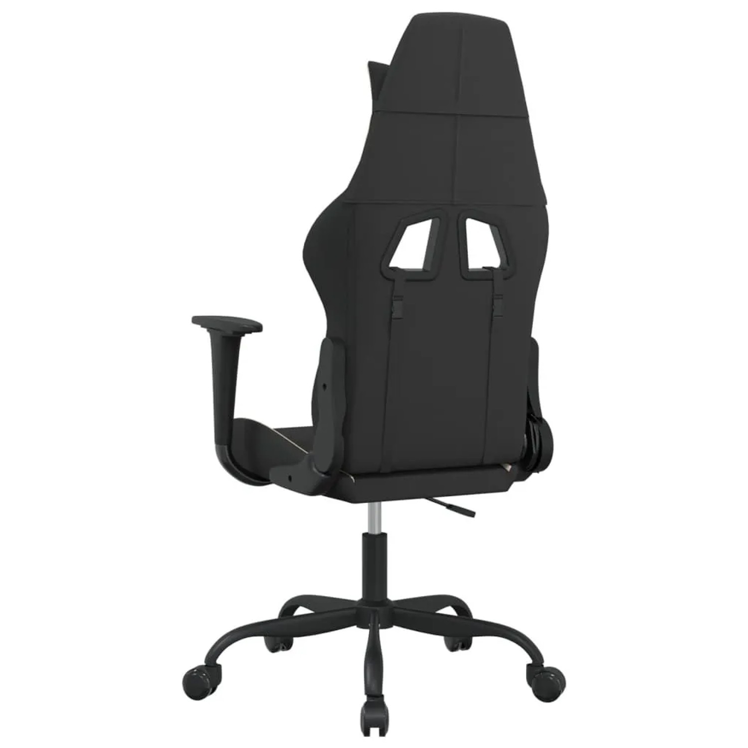 vidaXL Gaming-Stuhl mit Massagefunktion Schwarz und Creme Stoff 345469_5