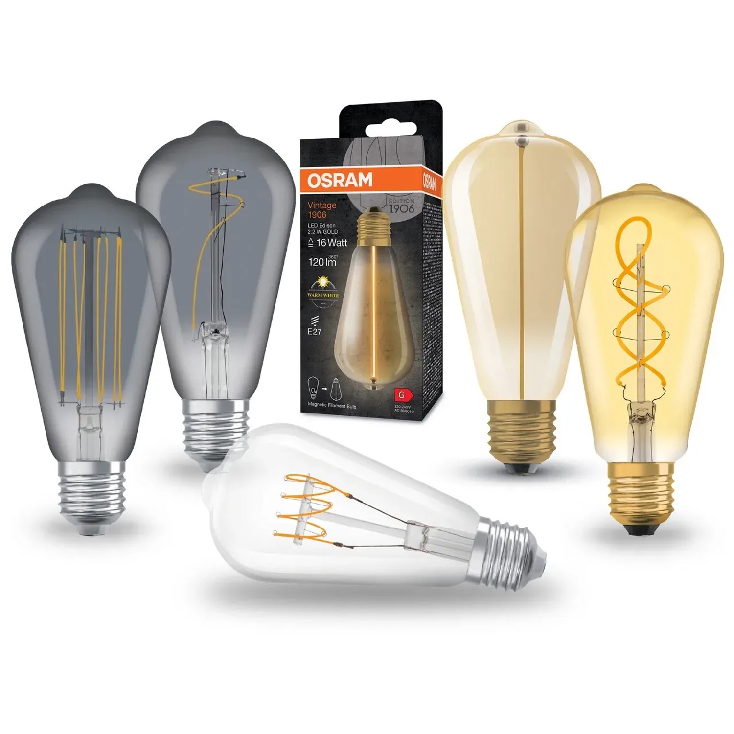 Osram LED Birne E27 4,8 W 470 lm 2700K Vintage 14 x 6,4 cm kaufen bei OBI