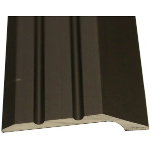 Abschlussprofil in Bronze, 30 mm hoch, für Laminat und Parkett.